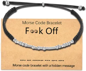 Tarsus Morse Code Bracelets Dainty Jewelry Gifts for Women Men Best Friend