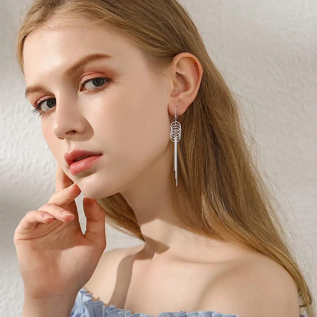 Threader Earrings for Women Dangle Earrings Long Chain Earrings Hypoallergenic Earrings Tassel Earrings for Women Fashion