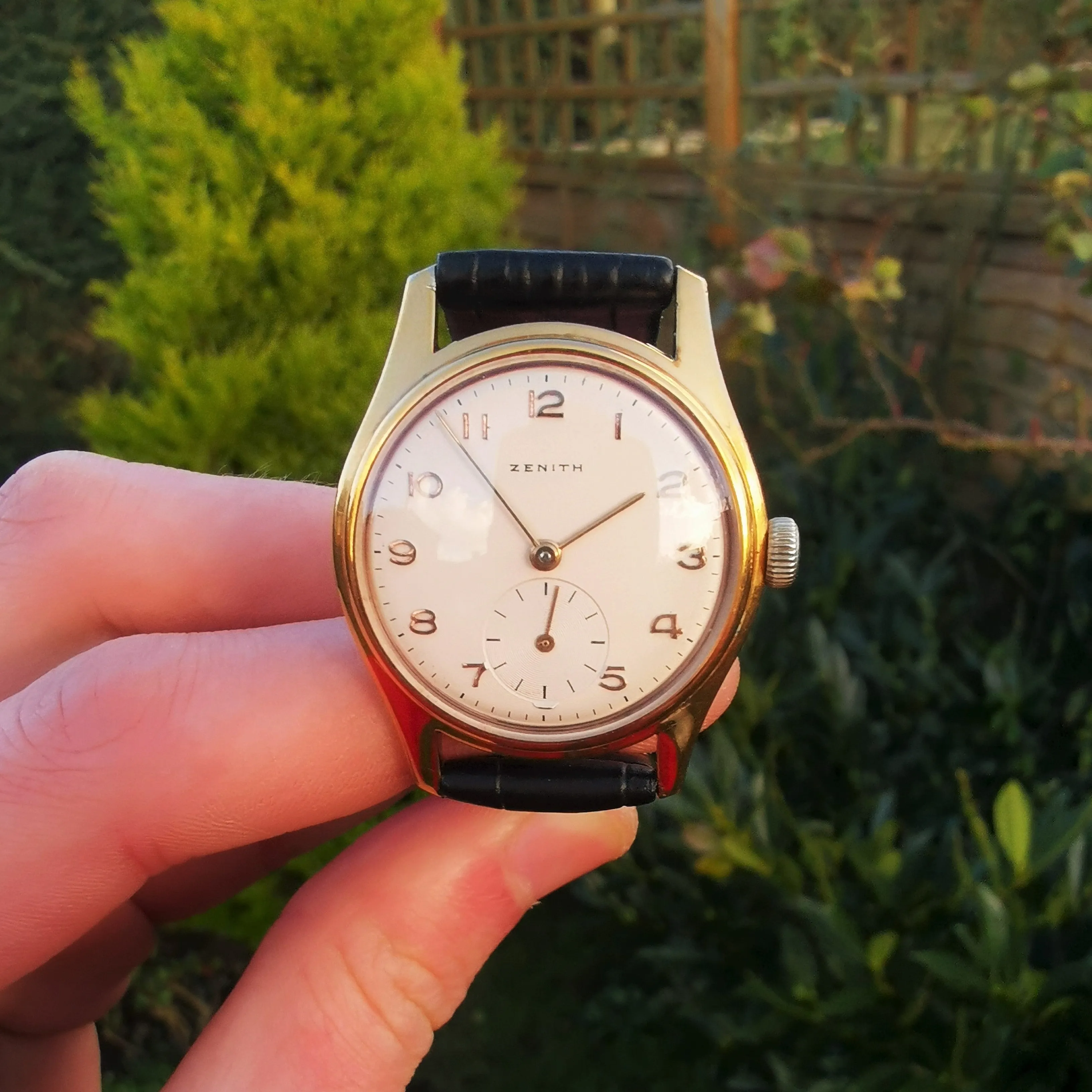 Vintage Zenith 1954 Gold Plated Mechanical Watch