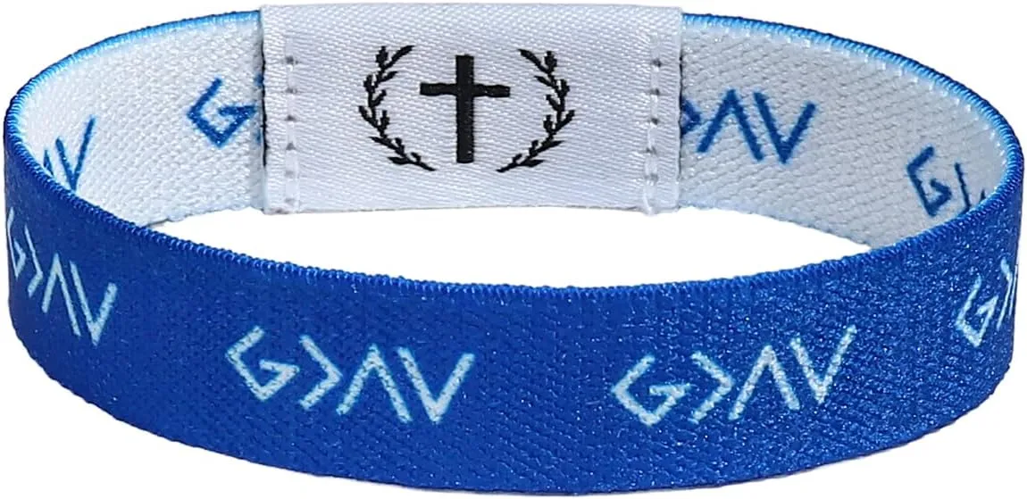 Wearable Bible Verse Bracelets Christian Olive Branch Daily Bible Verse Cross Bracelet with NFC Inspirational Verse Religious Jewelry for Wome Men