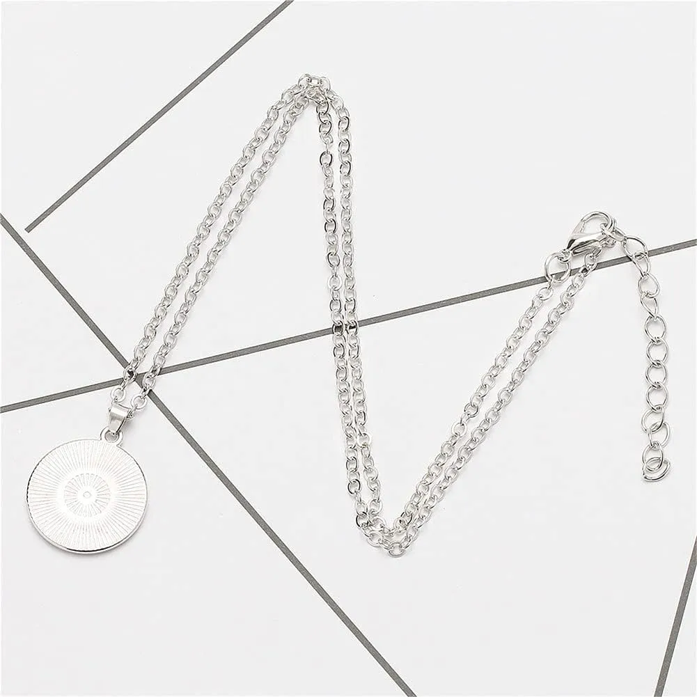 ZKXXJ Medical Alert Necklaces for Men Women Type 1/2 Diabetes Diabetic Pendant Necklace Star of Life Caduceus Identification Charms Diabetes Awareness Jewelry